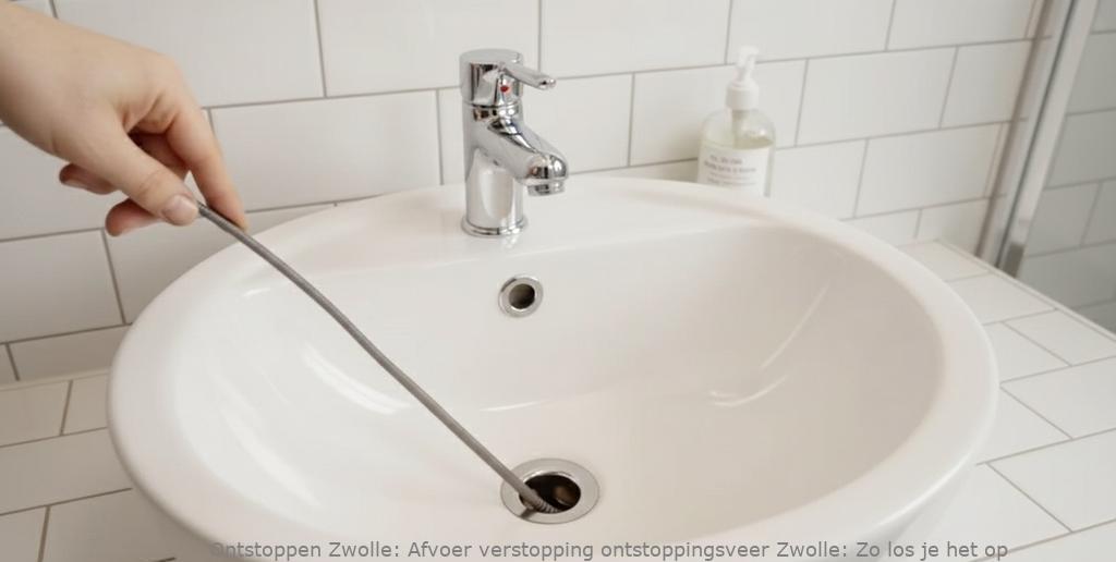 Afvoer verstopping ontstoppingsveer Zwolle: Zo los je het op