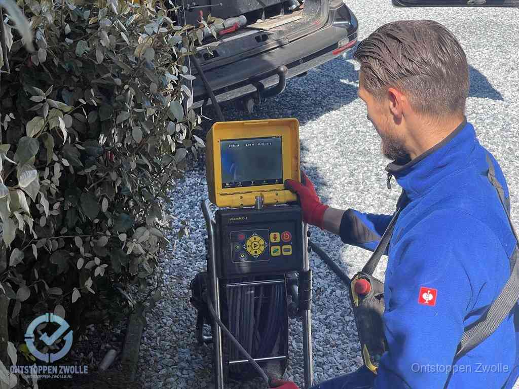 Rioolinspectie met camera in Zwolle
